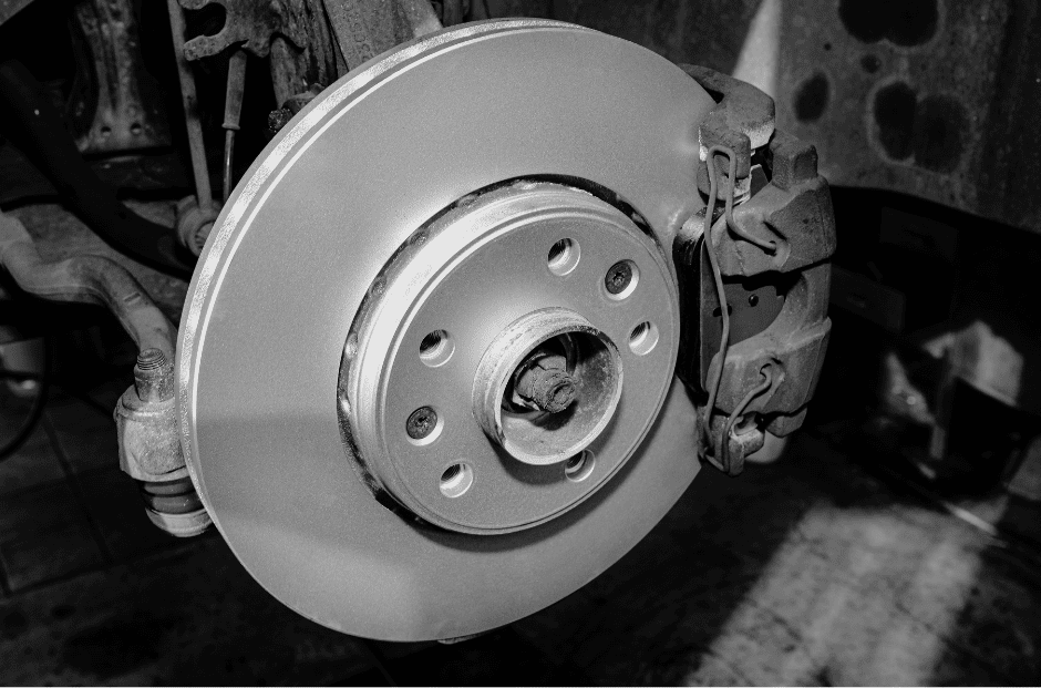 Brake disc of a semi truck